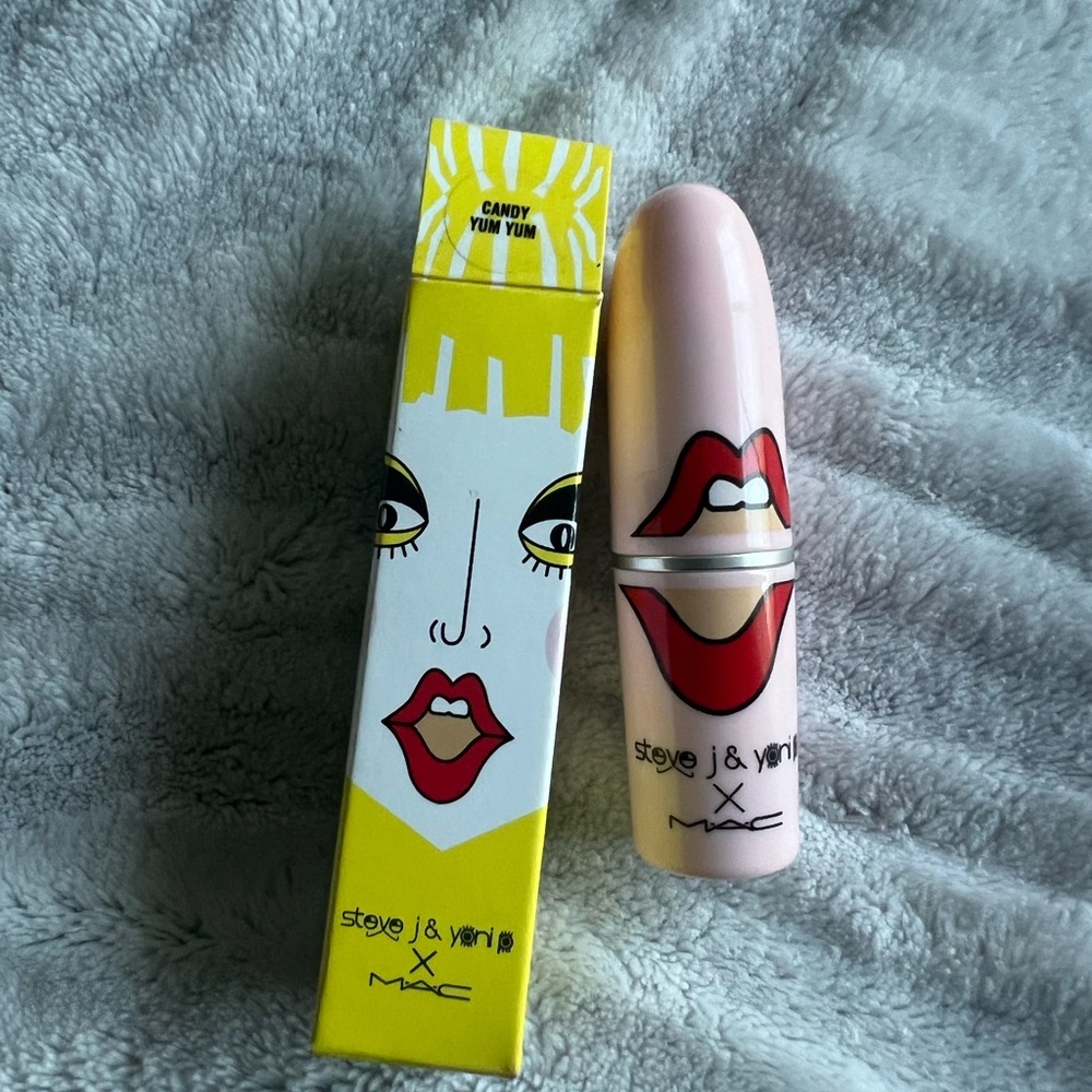 Mac cosmetics Steve Yoni lipstick Candy Yum Yum